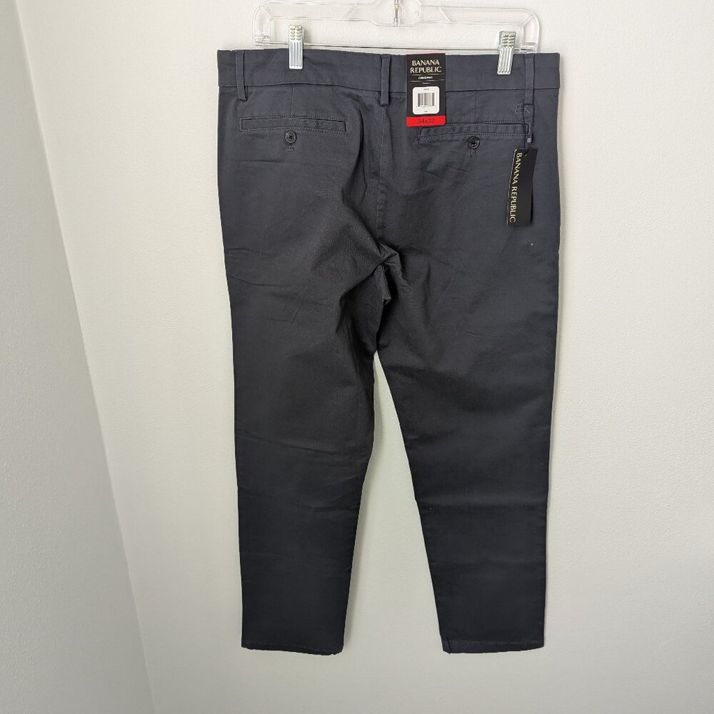NWT Banana Republic Navy Chino Pants, 34x32 - Picture 3 of 5